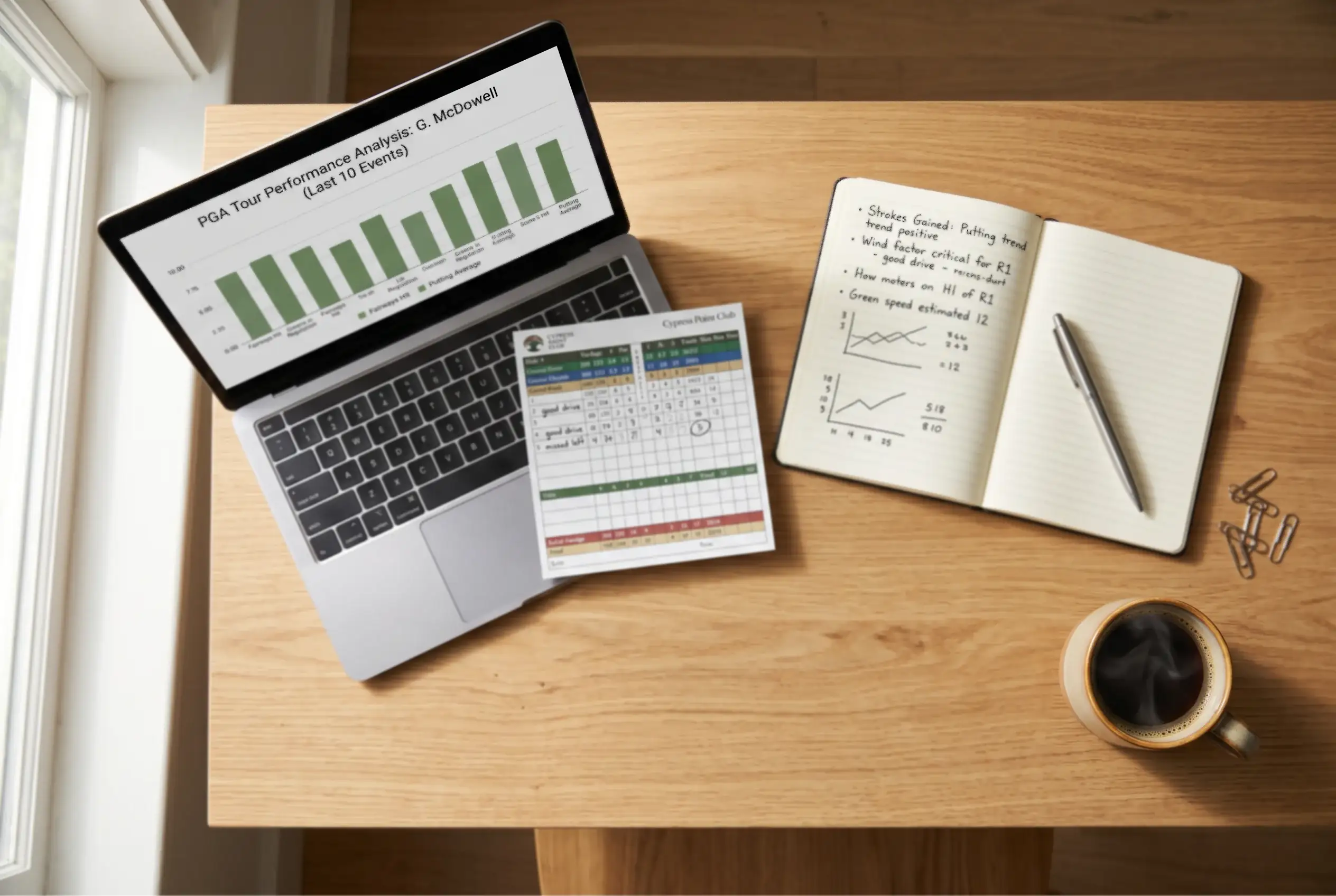 Datenanalyse für Golf Wetten mit Statistiken und Strokes-Gained-Auswertung